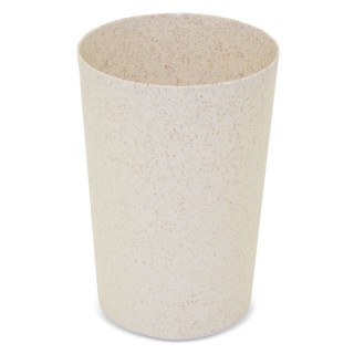 Vaso de fibra de trigo publicitario